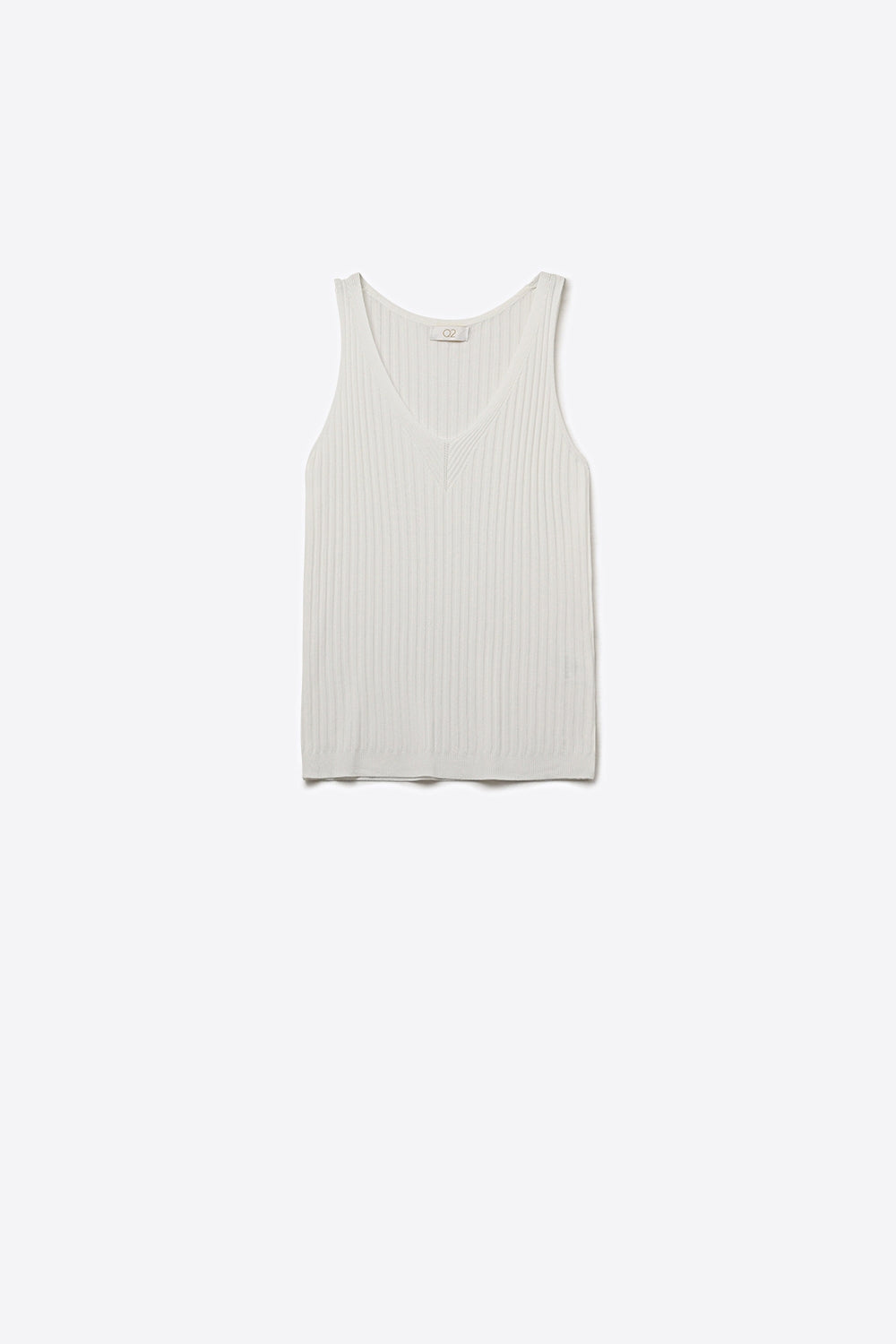 Nerveux Ribbed V-Neck Tank