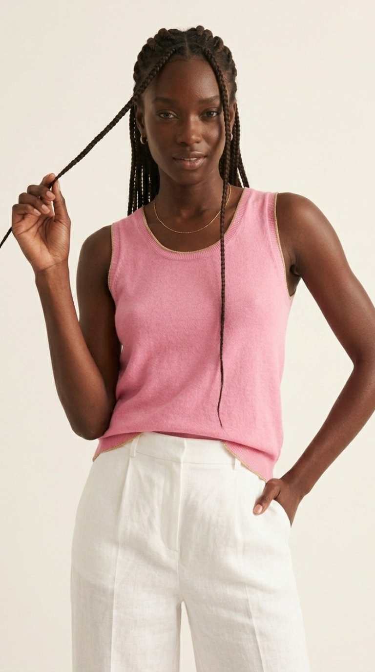 Lisière Metallic Trim Tank