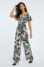Tropique Tropical Motif Jumpsuit