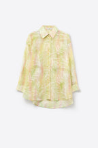 Palmiste Sheer Leaf Print Shirt