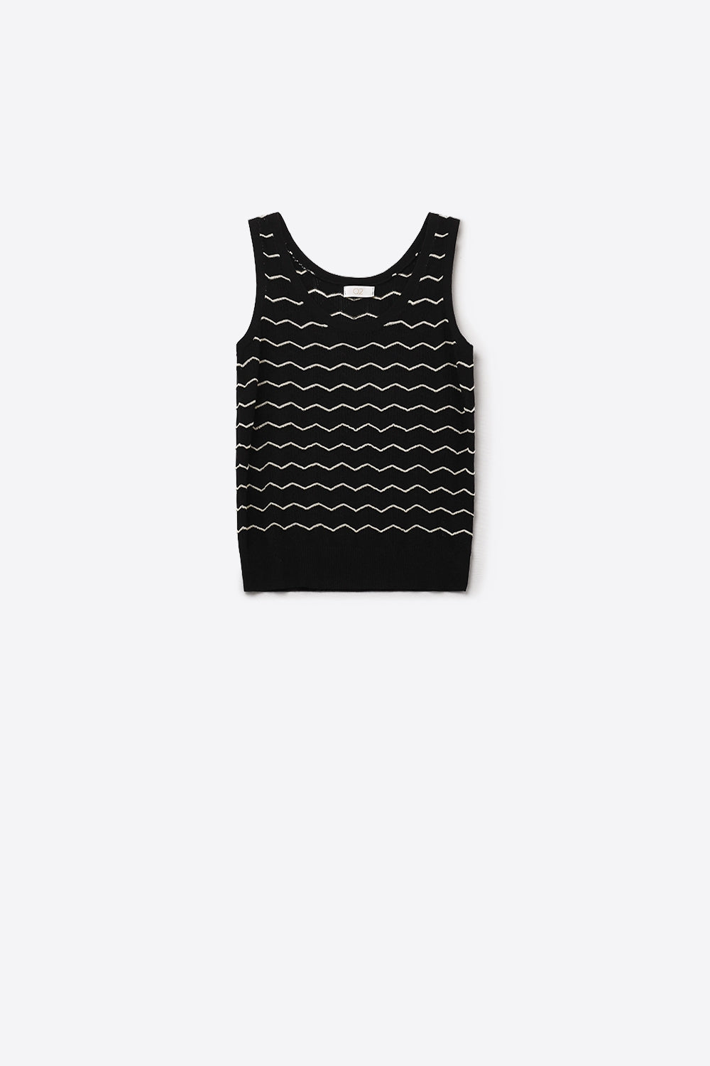Lucent Metallic Knit Tank
