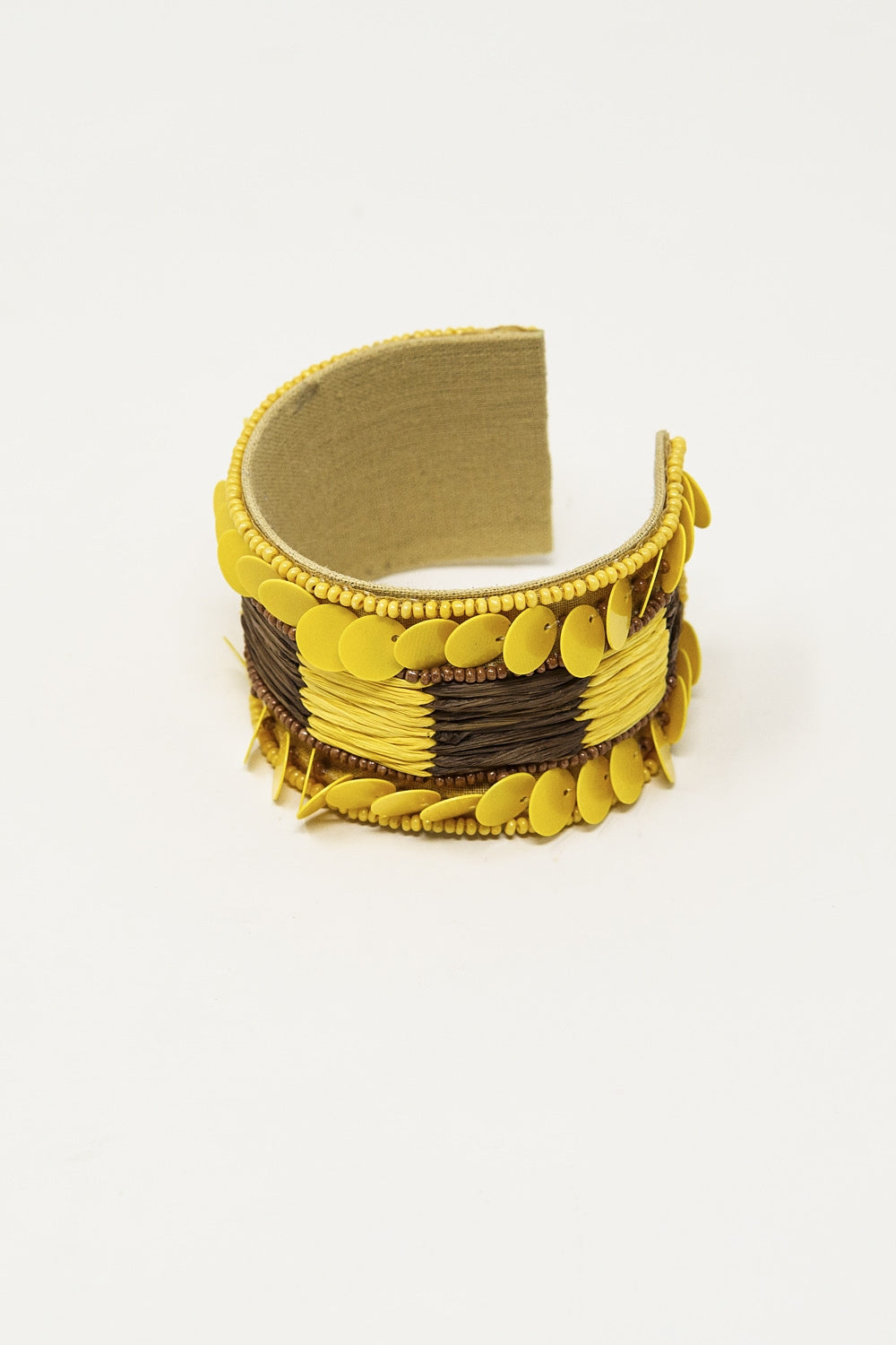 Jonc Beaded Cuff Bracelet