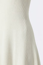 Soleil Ribbed Fit & Flare Dress