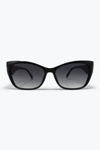 Minuit Black Cat Eye Gradient Sunglasses