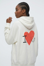Câlin Bouclé Heart Hoodie