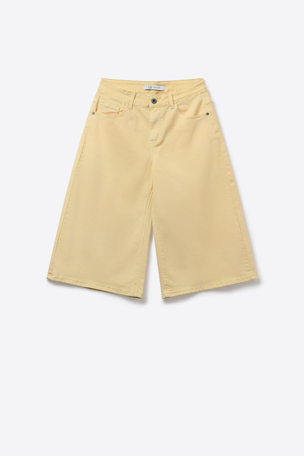 Indigo Wide Leg Bermuda Shorts