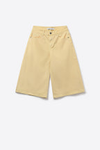 Indigo Wide Leg Bermuda Shorts