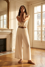 Élégance Pleated Wide Leg Pants