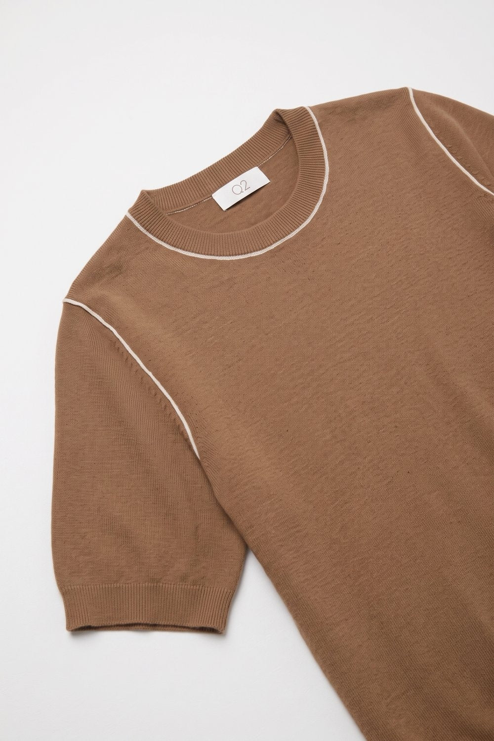 Nervuré Cap Sleeve Knit Sweater