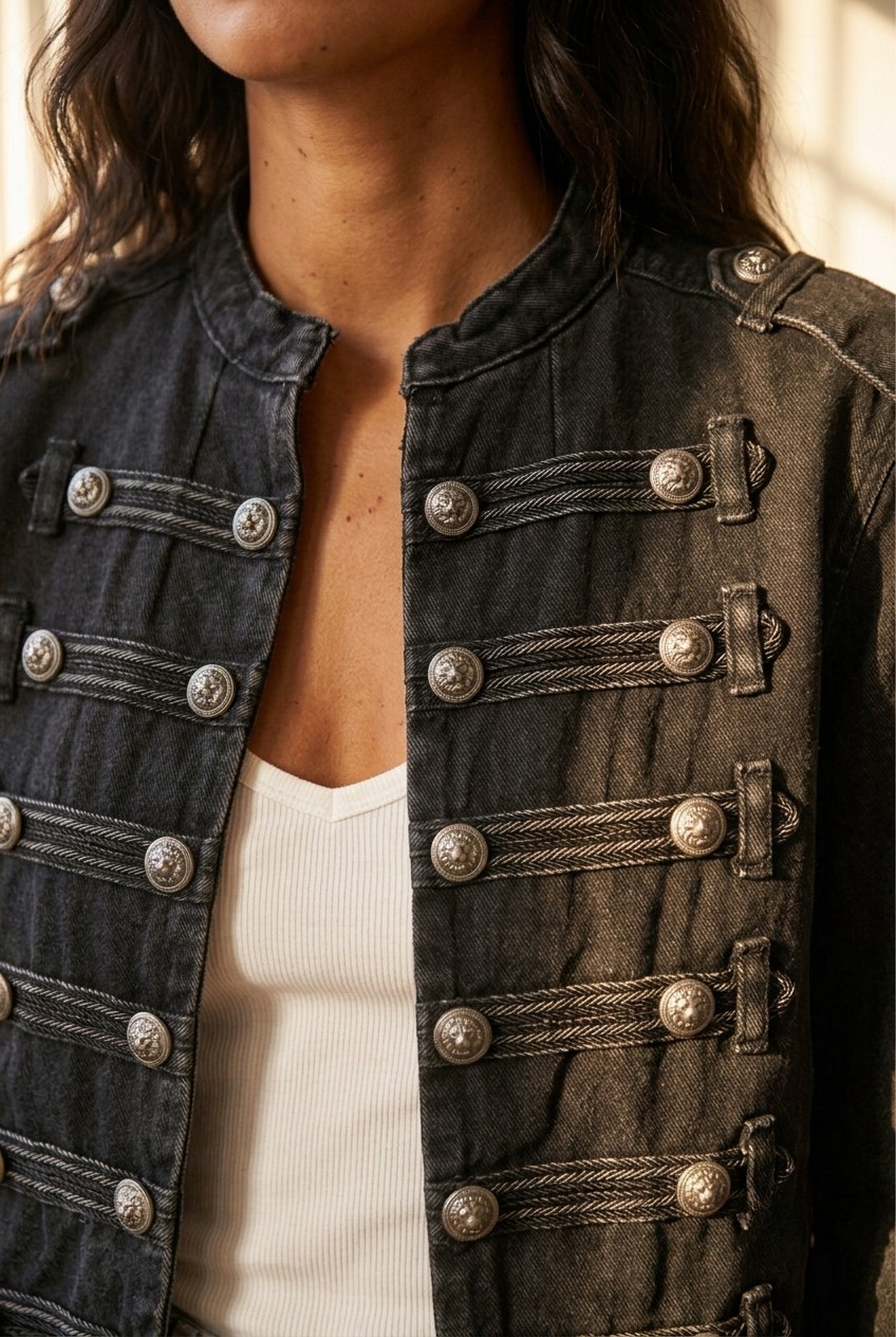 Hussard Officer Denim Jacket