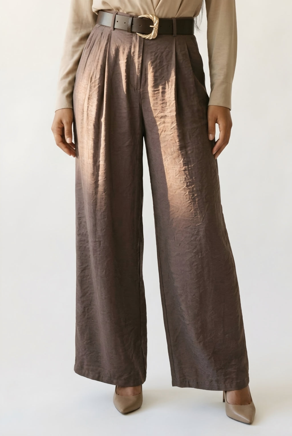 Sillon Belted Wide Leg Pants
