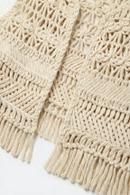 Flecos Open Knit Vest