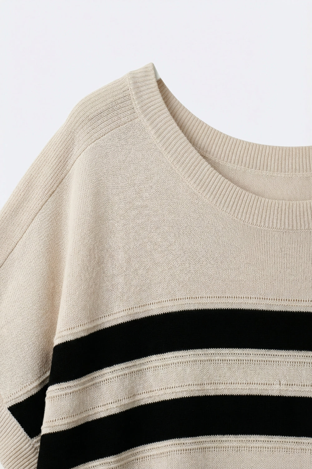 Marinière Stripe Knit Sweater Top