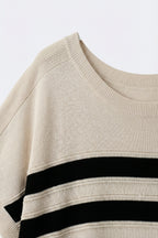 Marinière Stripe Knit Sweater Top