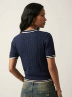 Maille Cable Knit Sweater