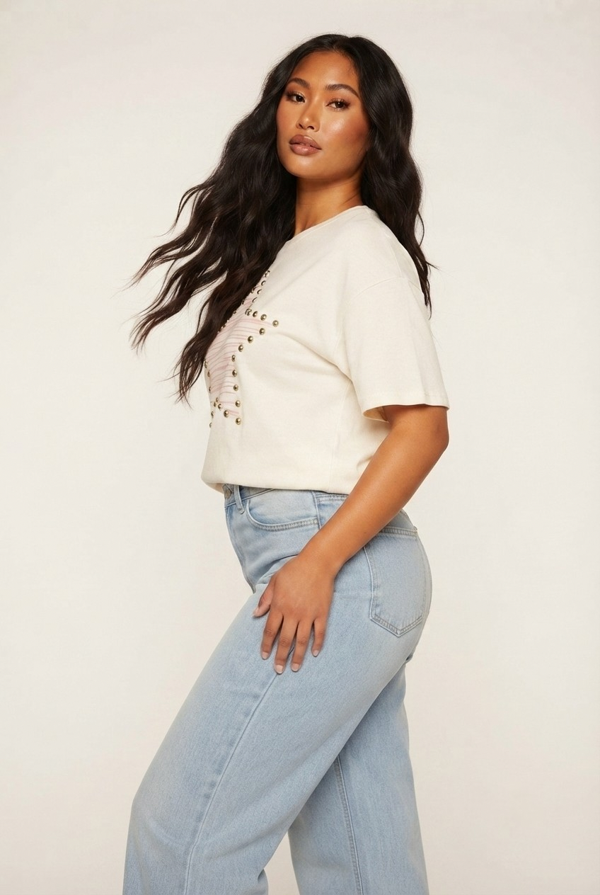 Étoile Applique Jersey Top