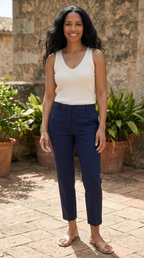 Nerveux Ribbed V-Neck Tank