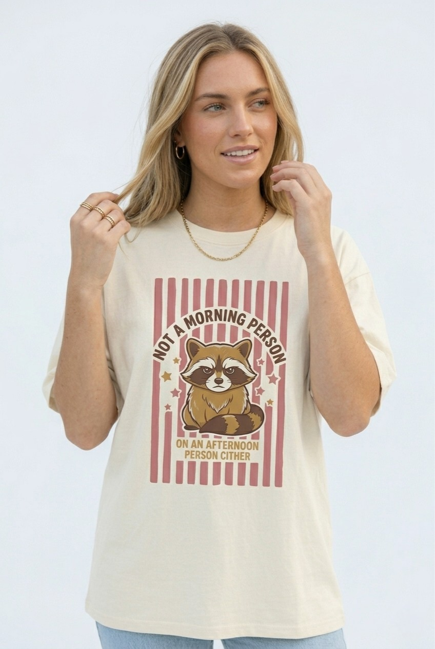 Maussade Raccoon Graphic Tee