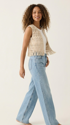 Flecos Open Knit Vest