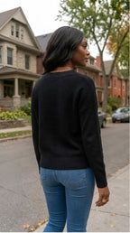 Solstice V-Neck Knit Jumper