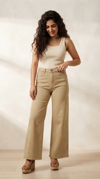 Sable Wide Leg Denim Pants