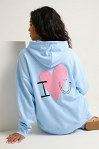 Câlin Bouclé Heart Hoodie