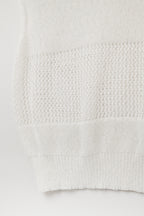 Treillis Cap Sleeve Sweater