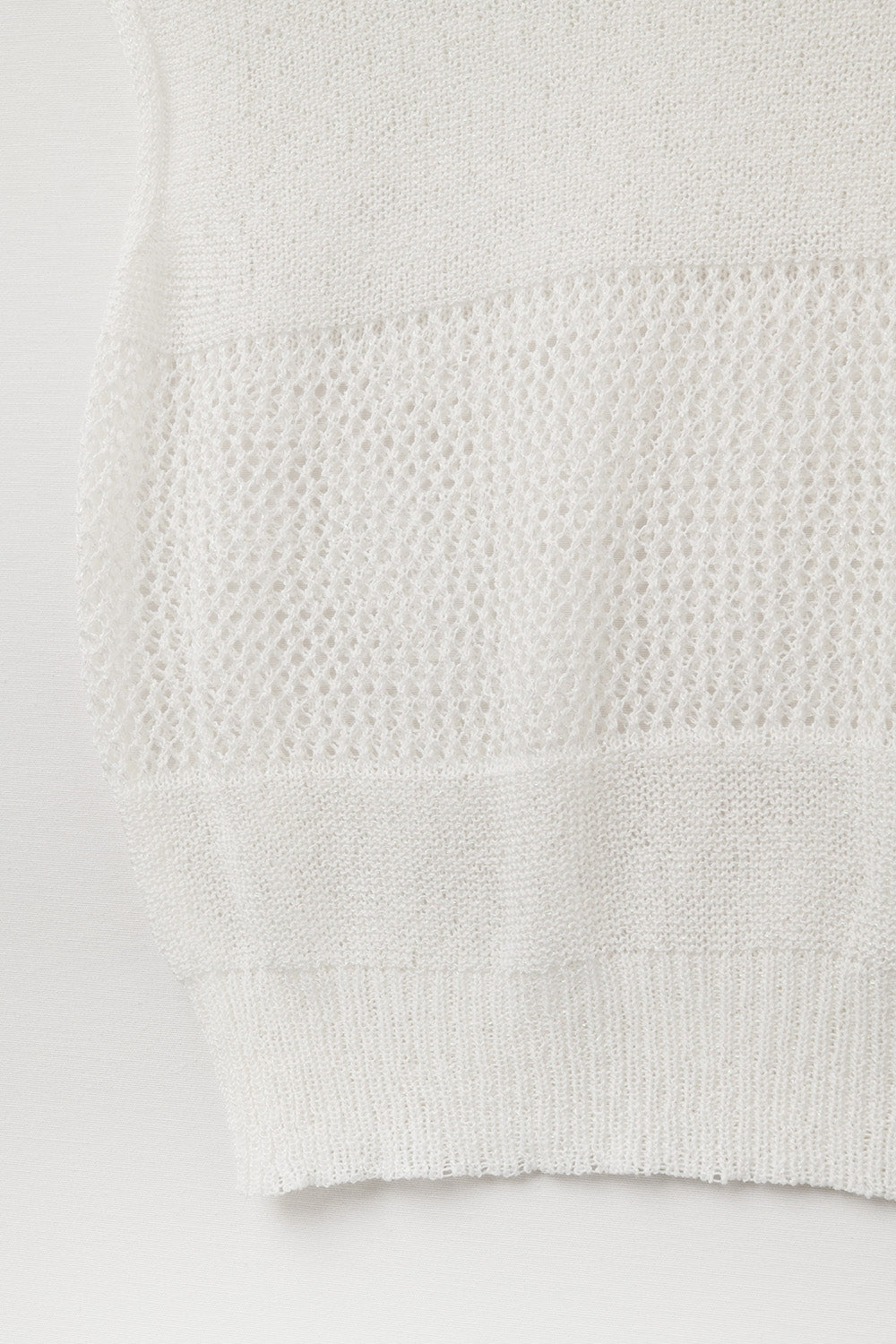 Treillis Cap Sleeve Sweater