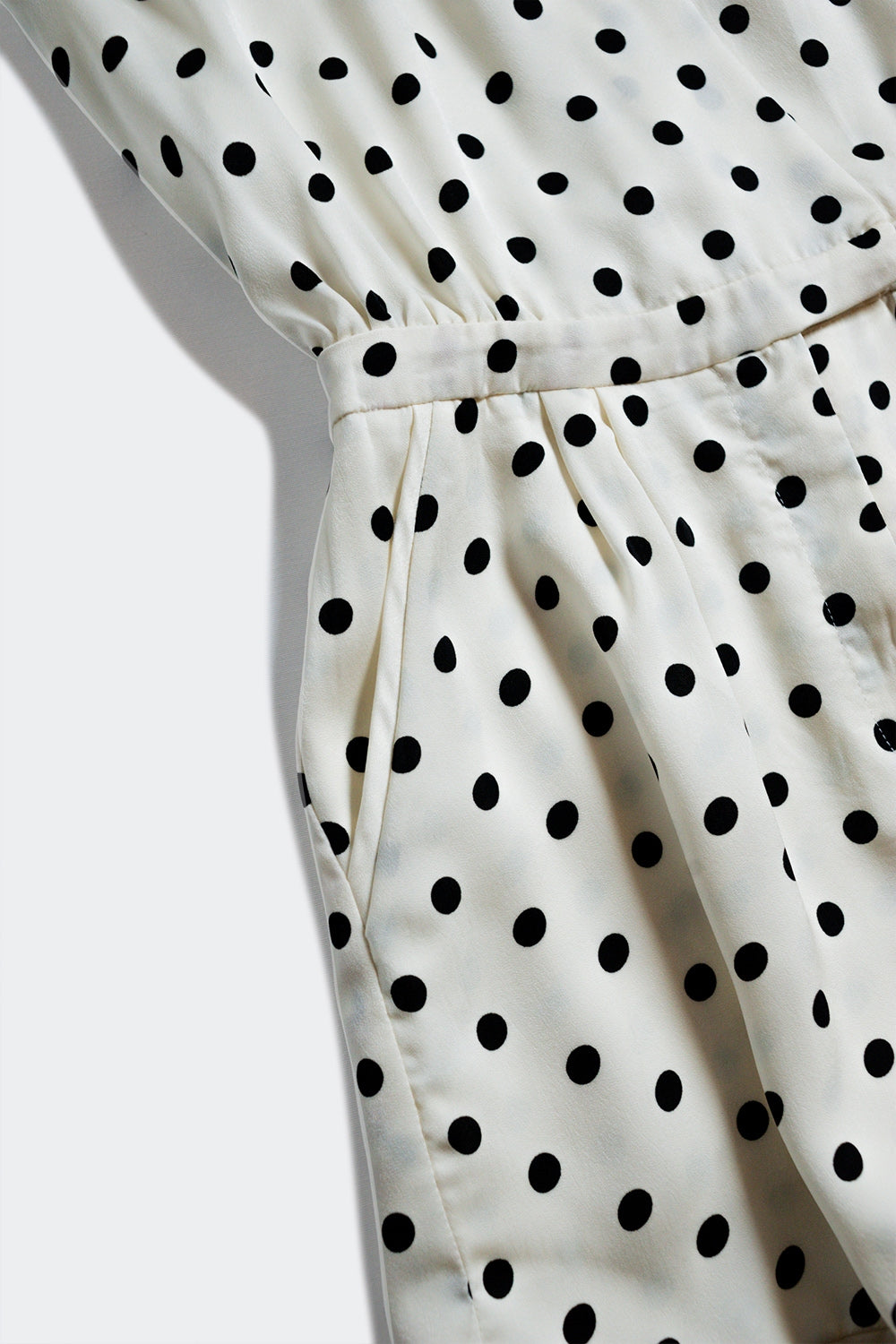 Pois Wrap Polka Dot Playsuit