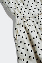 Pois Wrap Polka Dot Playsuit