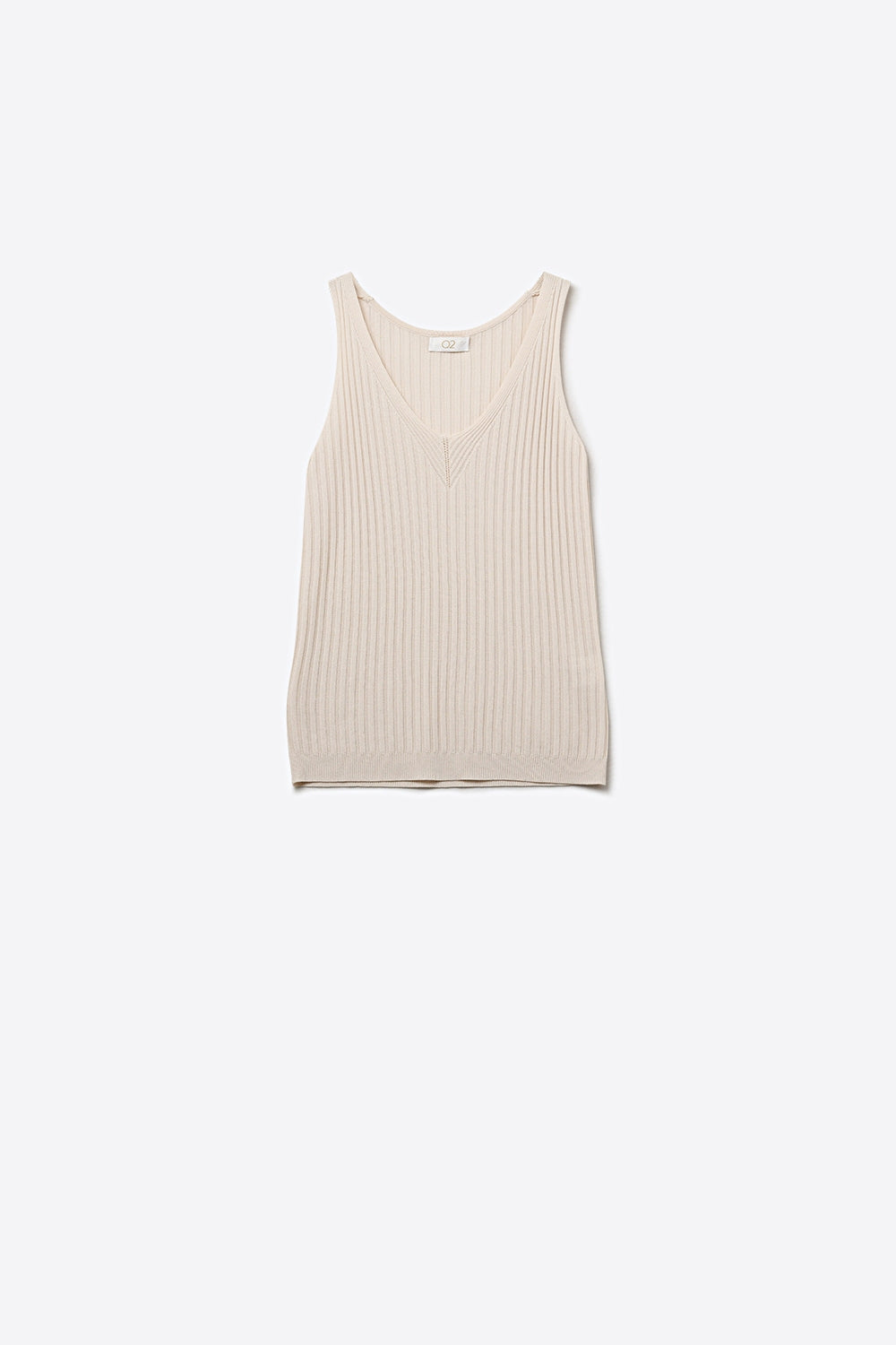 Nerveux Ribbed V-Neck Tank