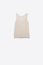 Nerveux Ribbed V-Neck Tank
