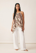 Tierra Abstract Halter Top