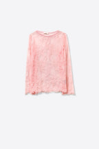Bruyère Floral Lace Sheer Top