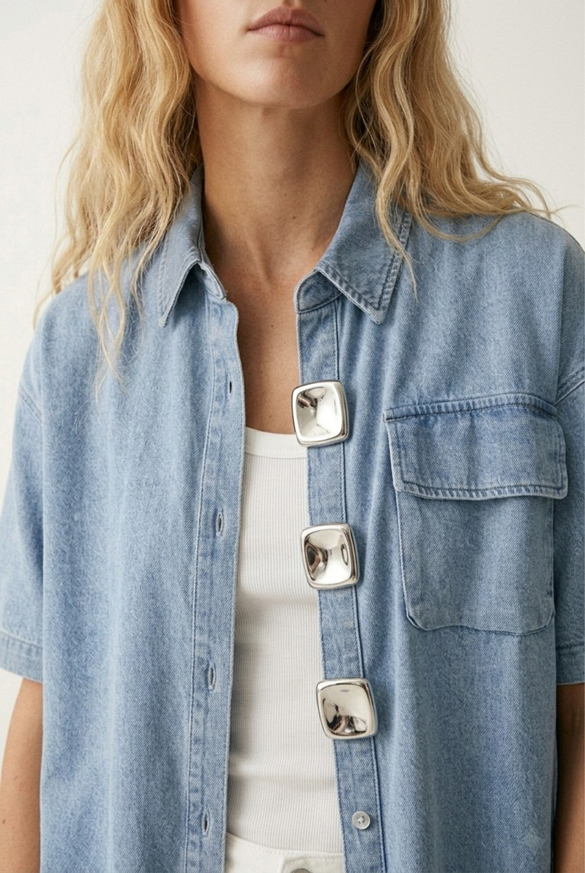 Argent Denim Shirt