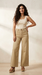 Sable Wide Leg Denim Pants