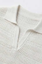 Maille Open Knit Polo