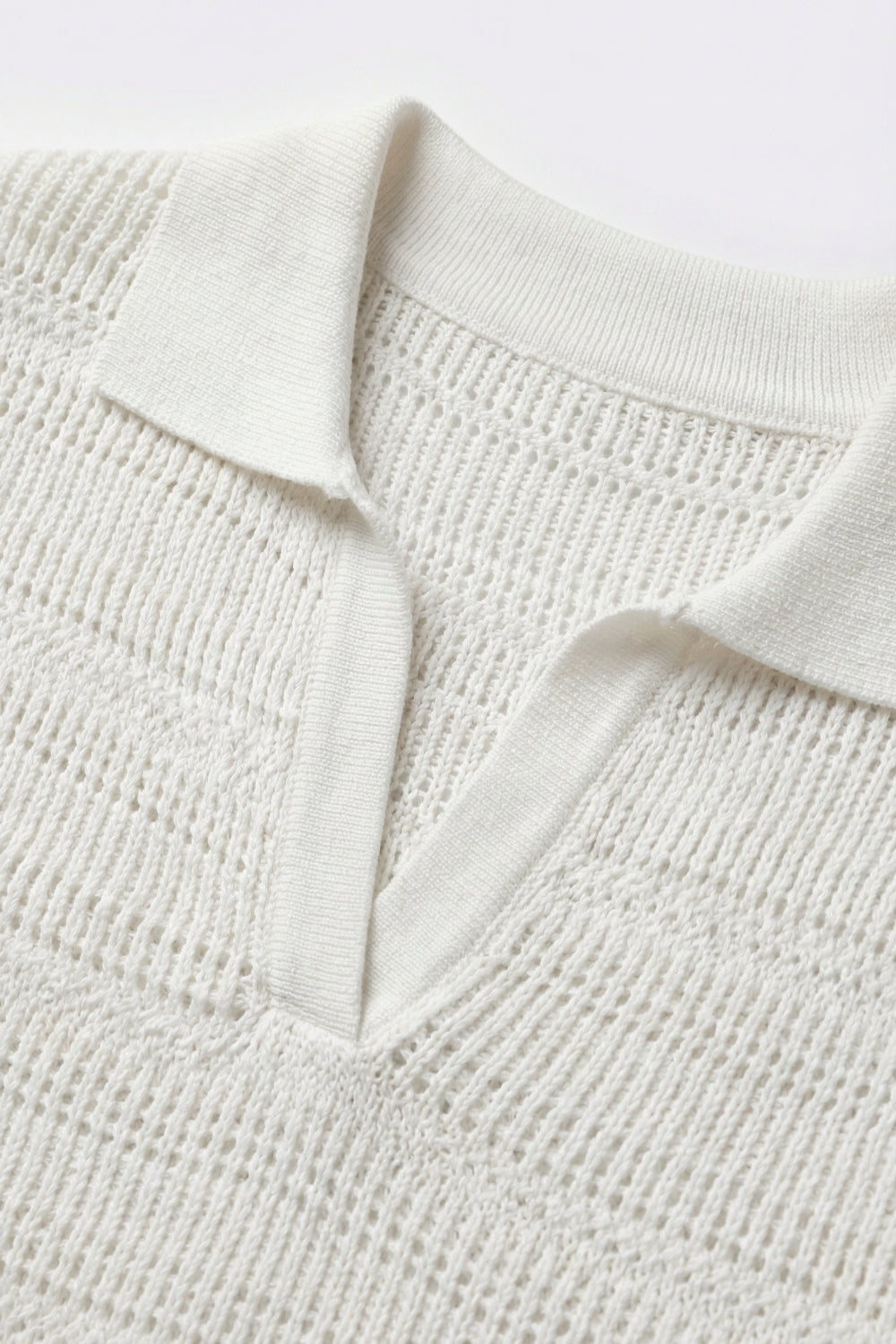 Maille Open Knit Polo