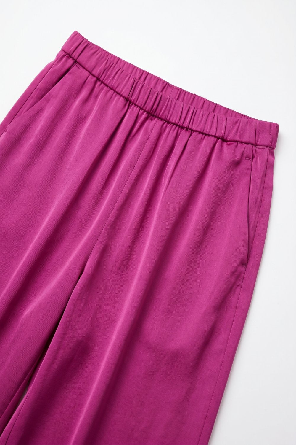 Les Éclat Satin Wide Leg Pants