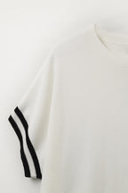 Bande Stripe Sleeve Sweater