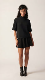 Hausse Chunky Ribbed High Collar Sweater