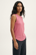 Alvéole Round Neck Waffle Tank