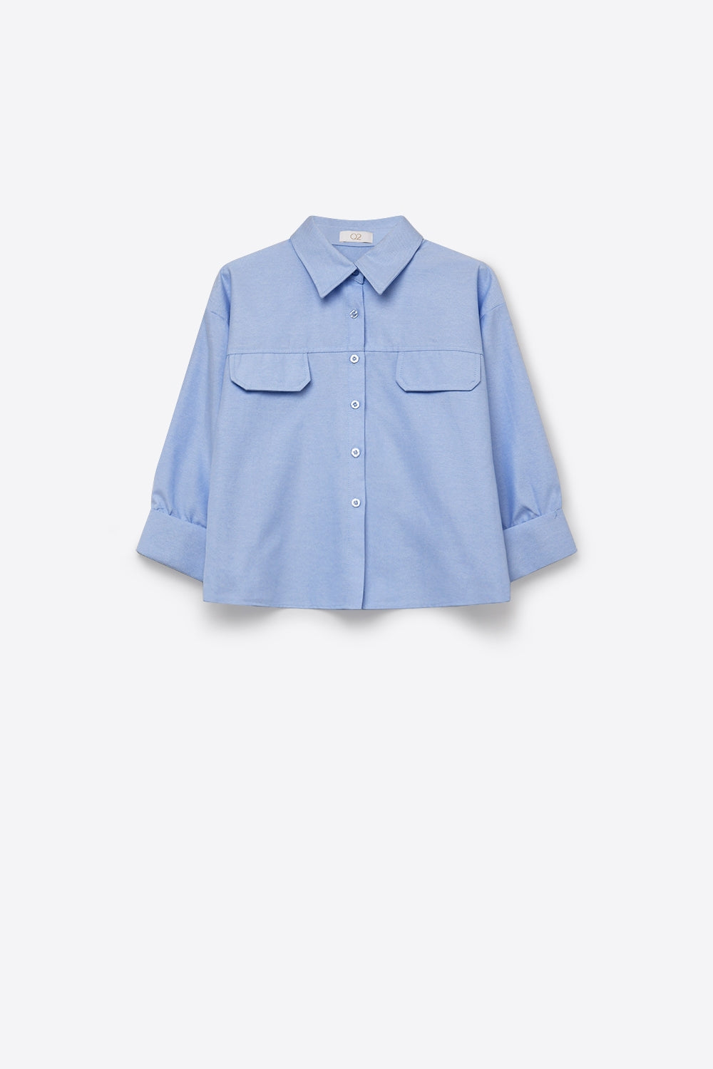 Bouton Cropped Pocket Shirt