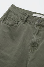 Indigo Wide Leg Bermuda Shorts