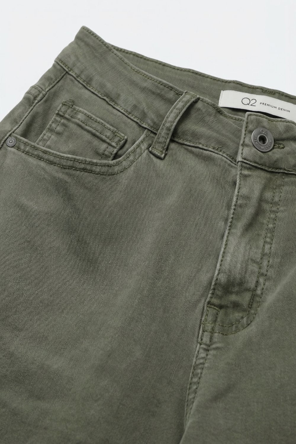 Indigo Wide Leg Bermuda Shorts