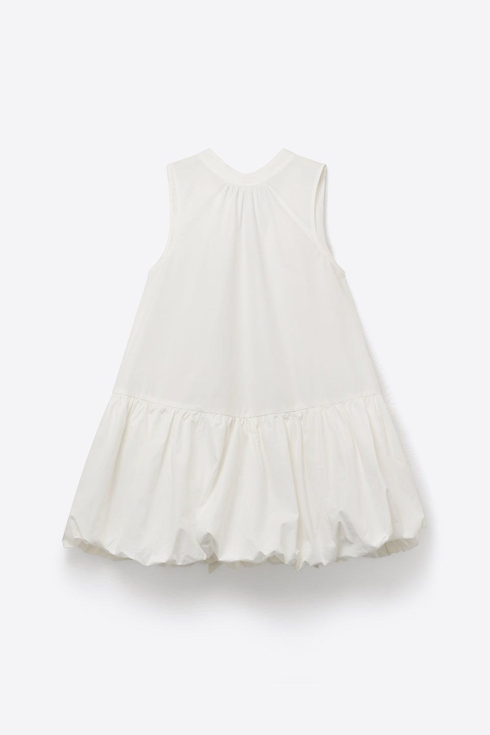 Alba Poplin Balloon Hem Dress