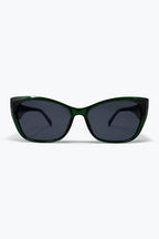 Jade Cat Eye Thick Frame Sunglasses