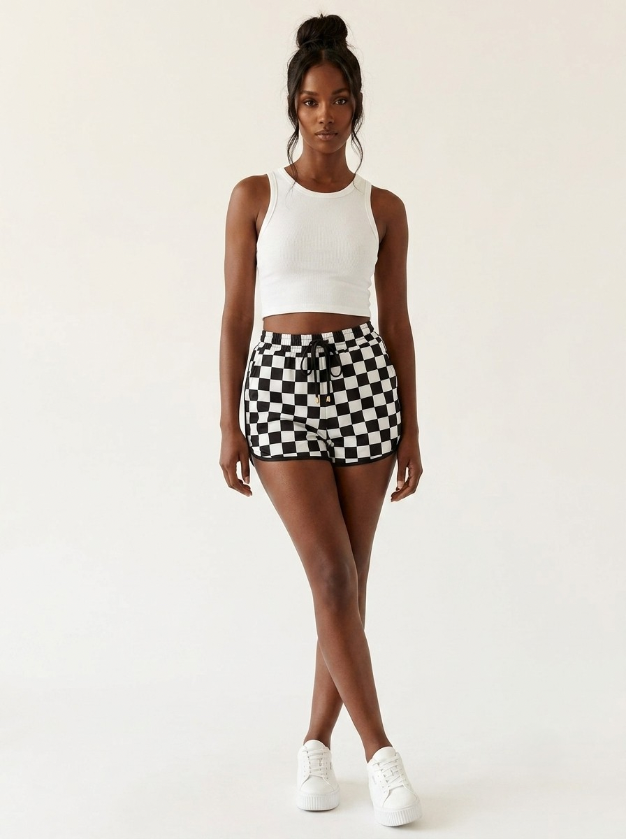 Damier Checkered Shorts