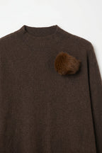 Flocon Pom-Pom Knit Sweater