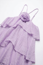 Rosier Rose Detail Maxi Dress
